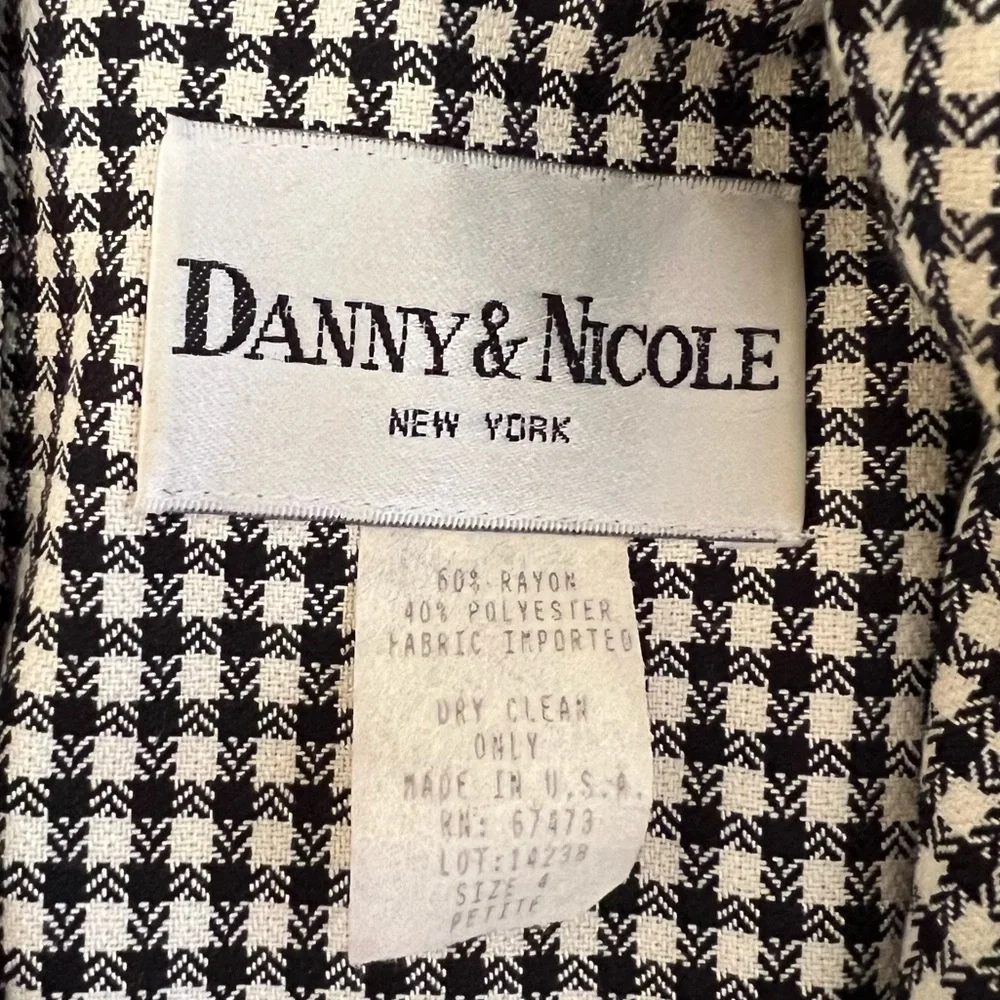 Vintage Plaid Gold Button Detail Double Breasted Flight
Stewardess Dress Size 4_7
